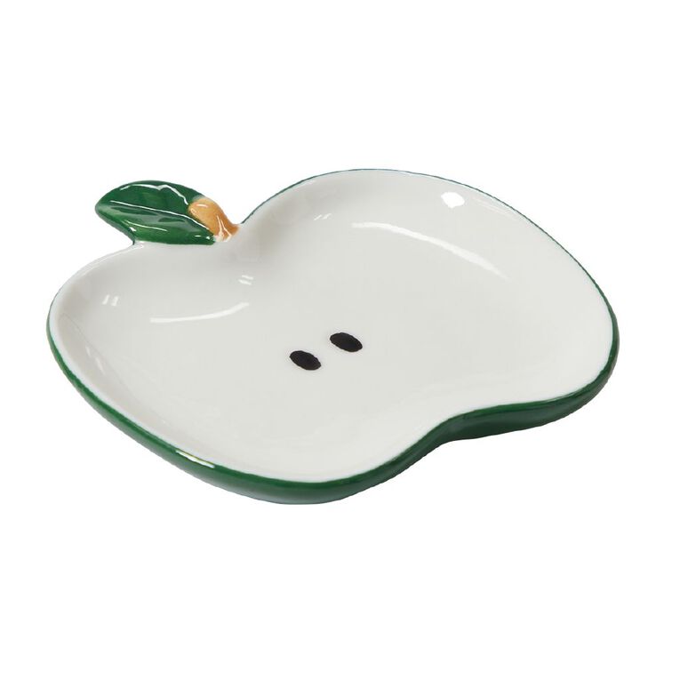 Living & Co Ceramic Apple Trinket Dish, , hi-res