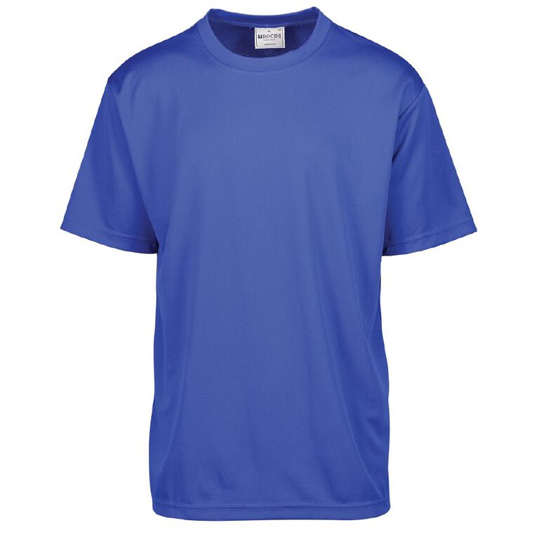 Schooltex Kids' Breezeway Tee, Royal, hi-res
