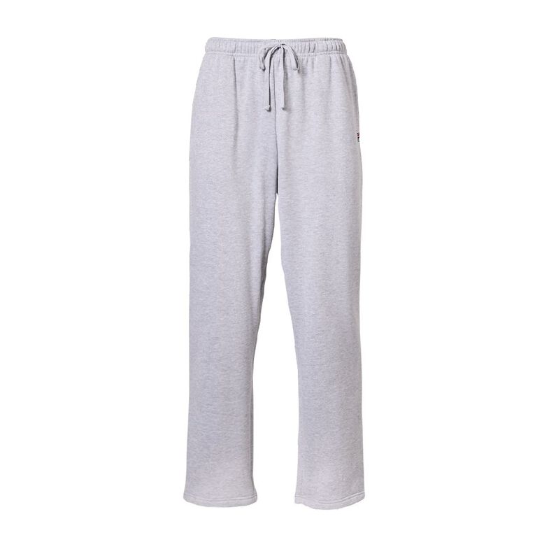 Fila Men's Straight Trackpants, Grey Marle, hi-res