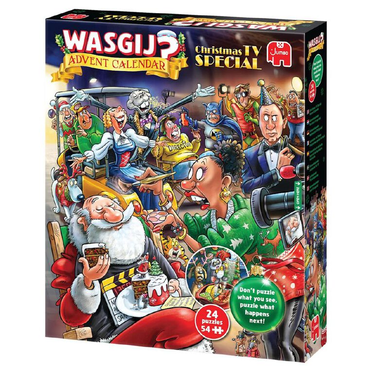 WASGIJ Advent Calendar Christmas TV Special Puzzle, , hi-res