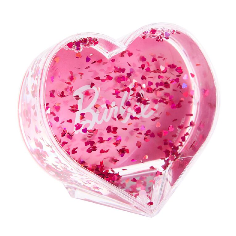 Barbie Heart Frame Glitter 9.5cm Pink, , hi-res