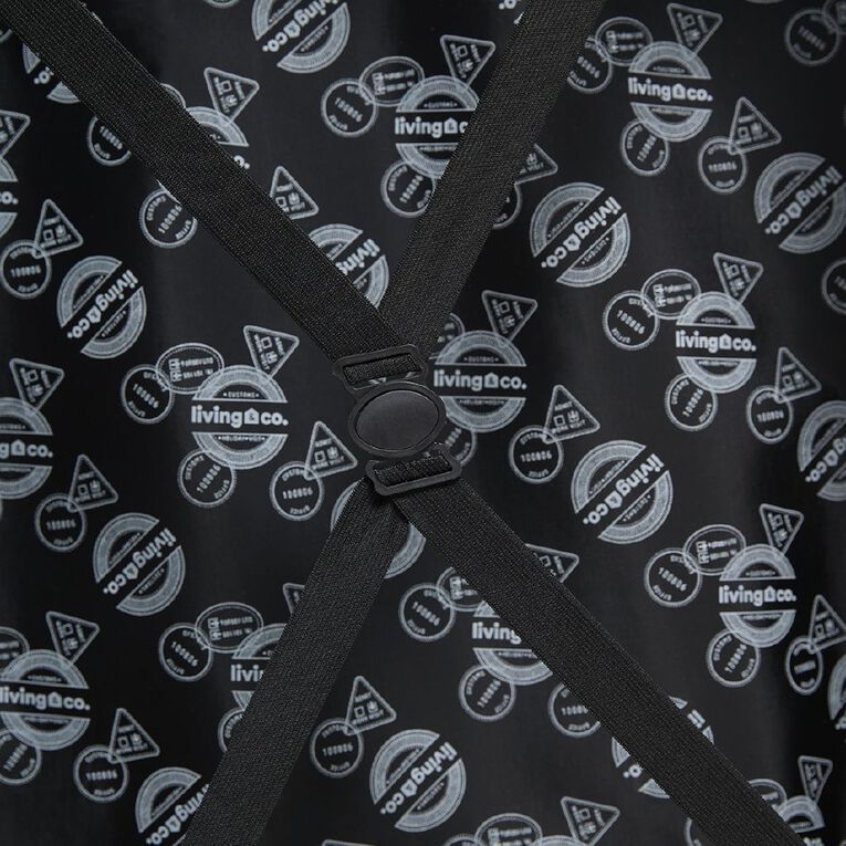 Living & Co 70cm Hard Textured Checked Suitcase Sky Blue, , hi-res