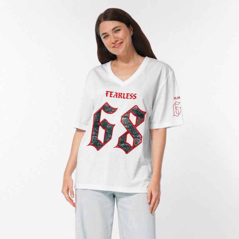 H&H Women's Short Sleeve Sports Tee, White, hi-res