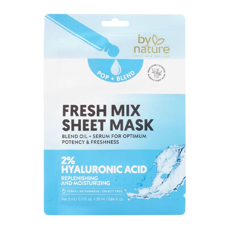 By Nature Hyaluronic Fresh Mix Sheet Mask, , hi-res