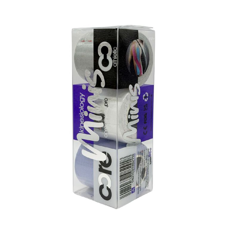 Core Athletic Kinesiology Tape Minis 2m Assorted 3 Pack, , hi-res