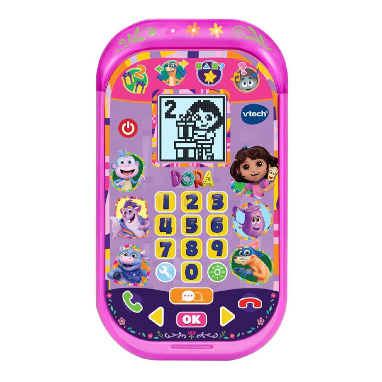 Vtech Dora Explore & Learn Phone, , hi-res