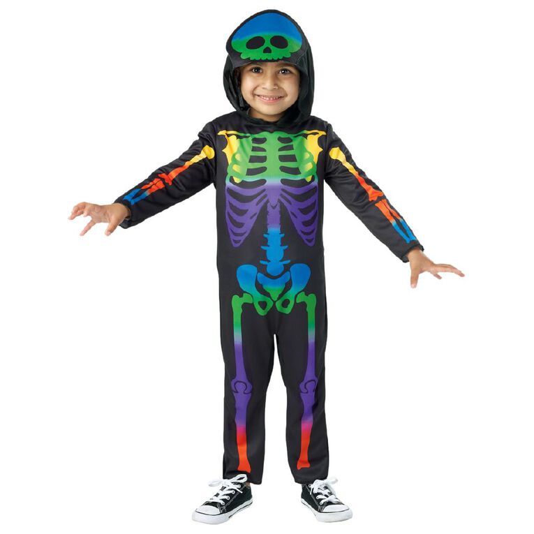 Seasons Bright Bones Skeleton Costume 2-4 Years, , hi-res