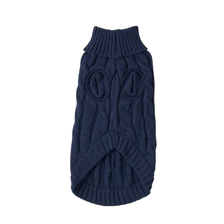 Petzone Cable Knit Jumper Navy X Small, , hi-res