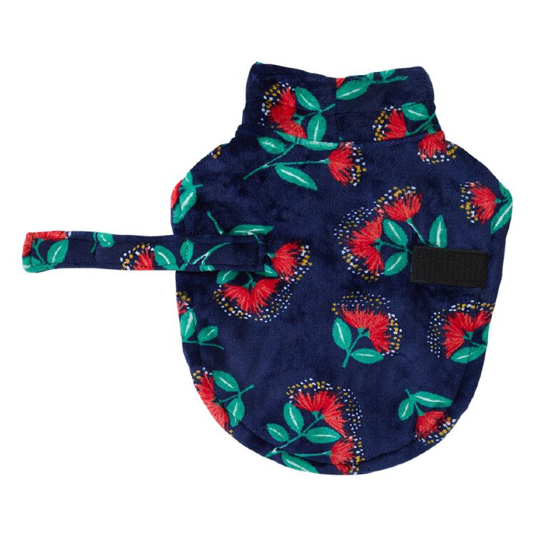 Petzone Soft Fleece Pet Coat Blue 2XL, , hi-res