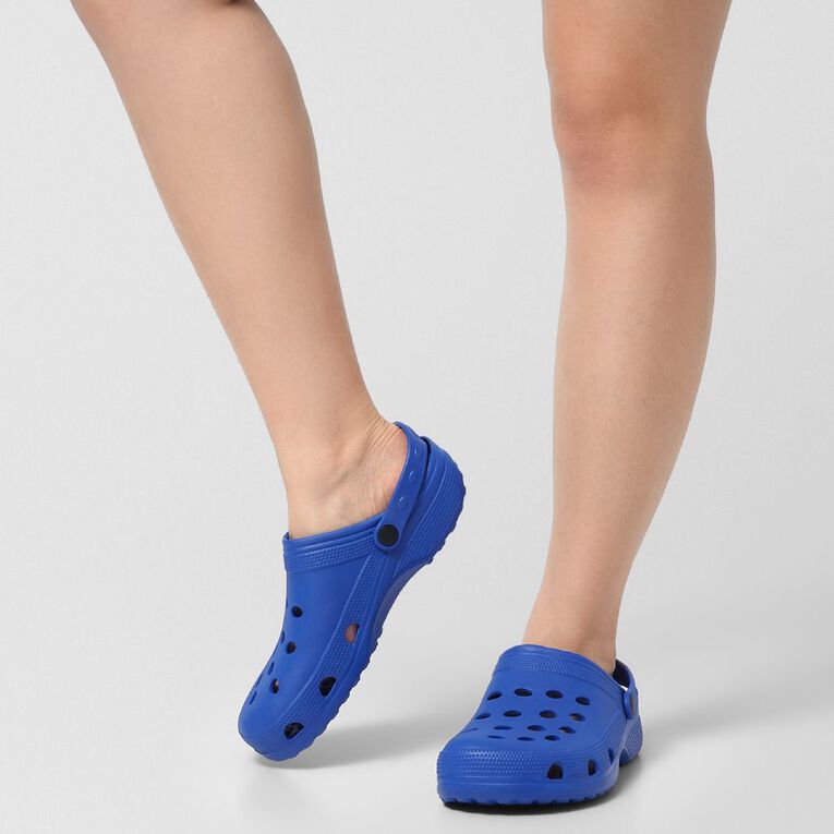 H&H Women's Plain Frog Shoes, Navy, hi-res