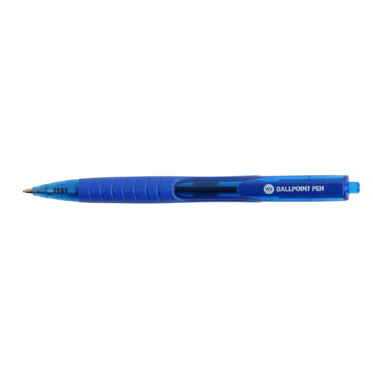 WS Pro-Grip Ball Pens 3 Pack Blue, , hi-res