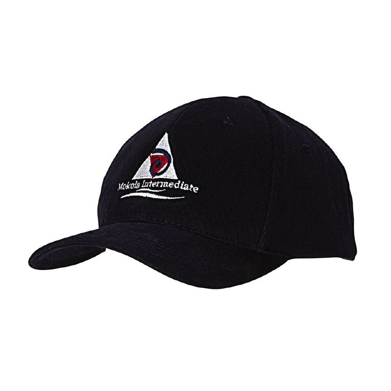 Schooltex Mokoia Intermediate Cap with Embroidery, Navy, hi-res