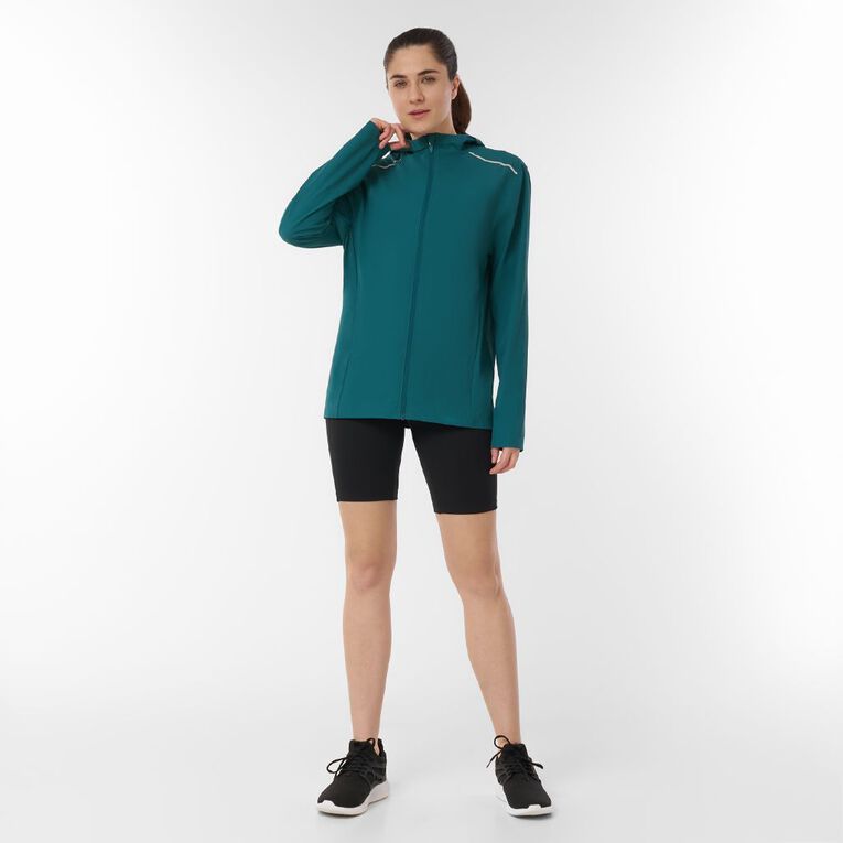 Active Intent Women's Stretch Active Jacket, Green Dark, hi-res