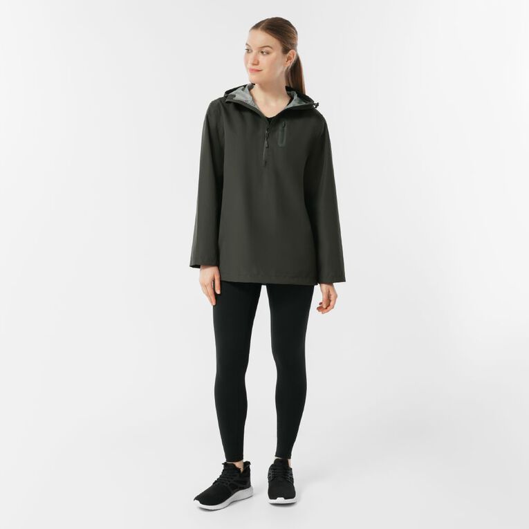 Active Intent Women's Raincoat, Grey Dark, hi-res