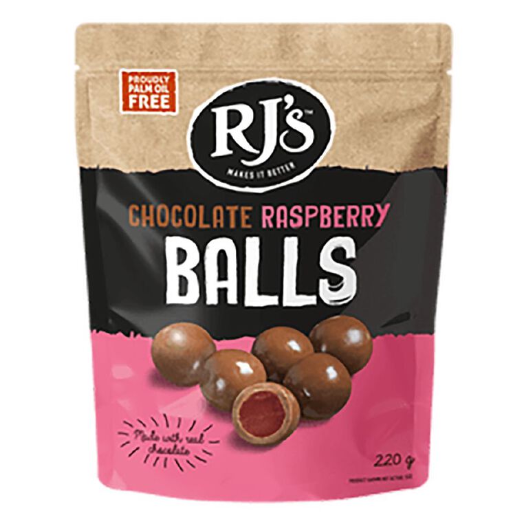 RJ's Chocolate Raspberry Balls 220g
