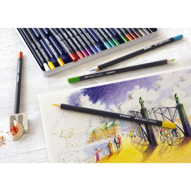 Faber-Castell Colour Pencil Goldfaber Col101 White White, , hi-res