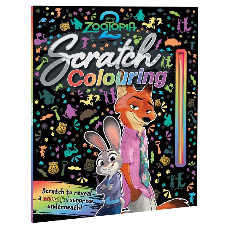 Disney: Zootopia #2 Scratch Colouring, , hi-res