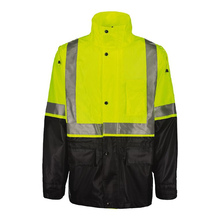 Rivet High Visibility Day & Night Compliant Jacket, Yellow, hi-res