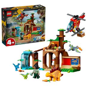 LEGO Jurassic World Velociraptor Stegosaurus & Pteranodon Rescue 77981