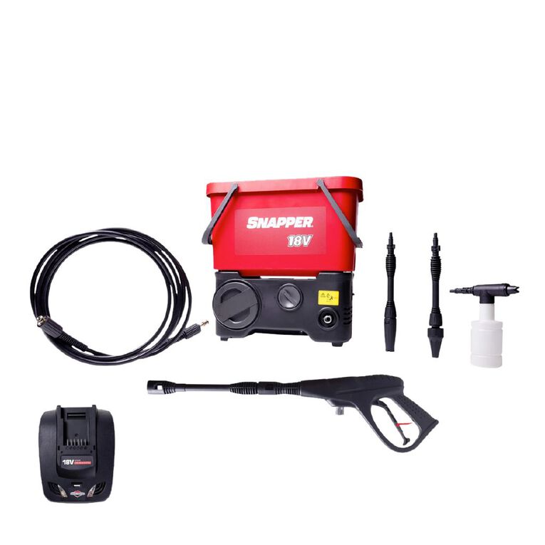 Snapper 18V 5.0AH Bucket Pressure Washer Kit Red, , hi-res