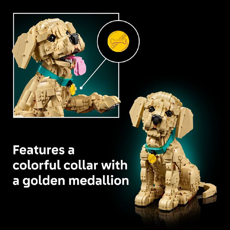 LEGO Icons Golden Retriever Puppy 11384, , hi-res