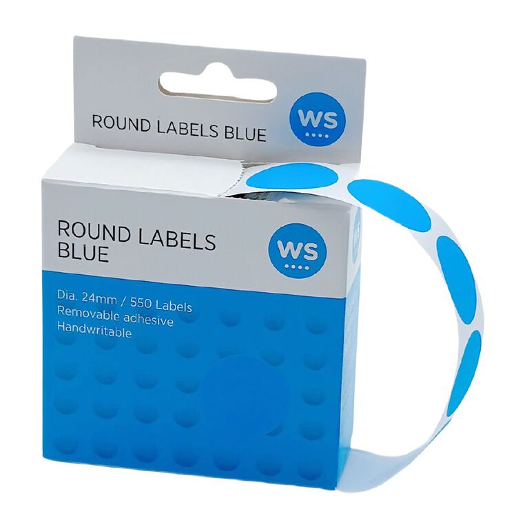 WS Dot Stickers Dispenser 24mm Diameter, , hi-res