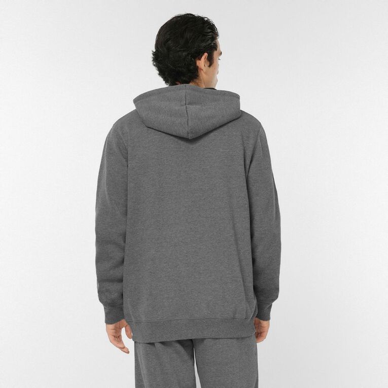 Active Intent Supporter Fleece Hoodie, Charcoal/Marle, hi-res