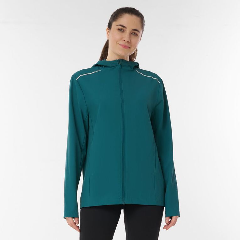 Active Intent Women's Stretch Active Jacket, Green Dark, hi-res
