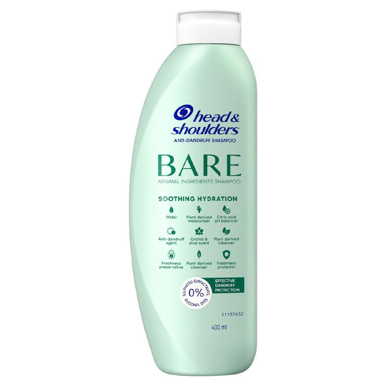 Head & Shoulders Bare Smooth Hydration Shampoo 400ml, , hi-res
