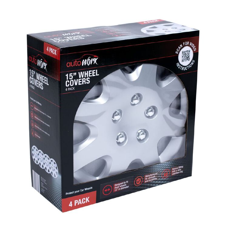 Autoworx Wheel Cover 15 Inch, , hi-res