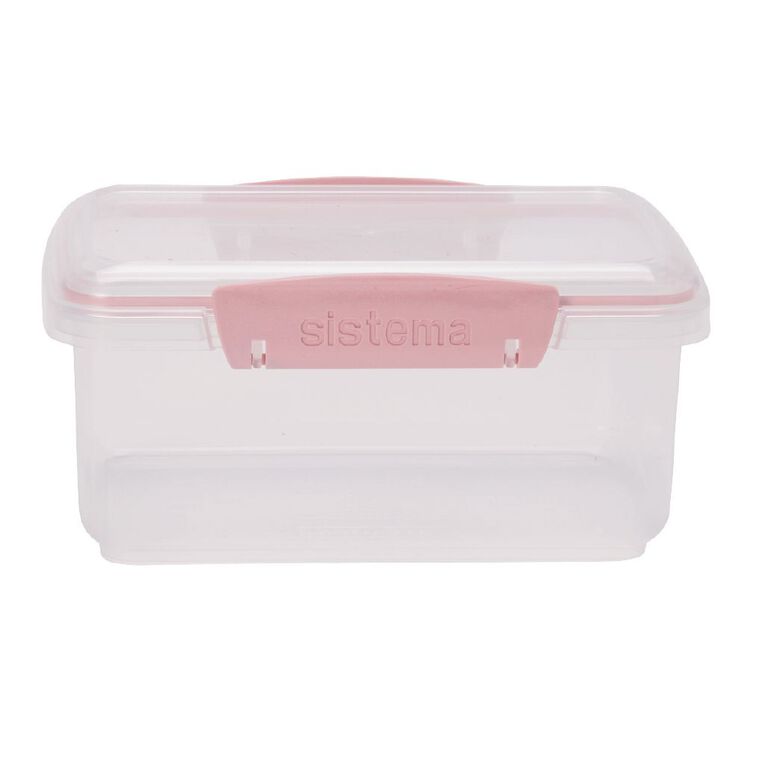 Sistema Klip It Pastels Rectangular Box assorted colours 1L, , hi-res