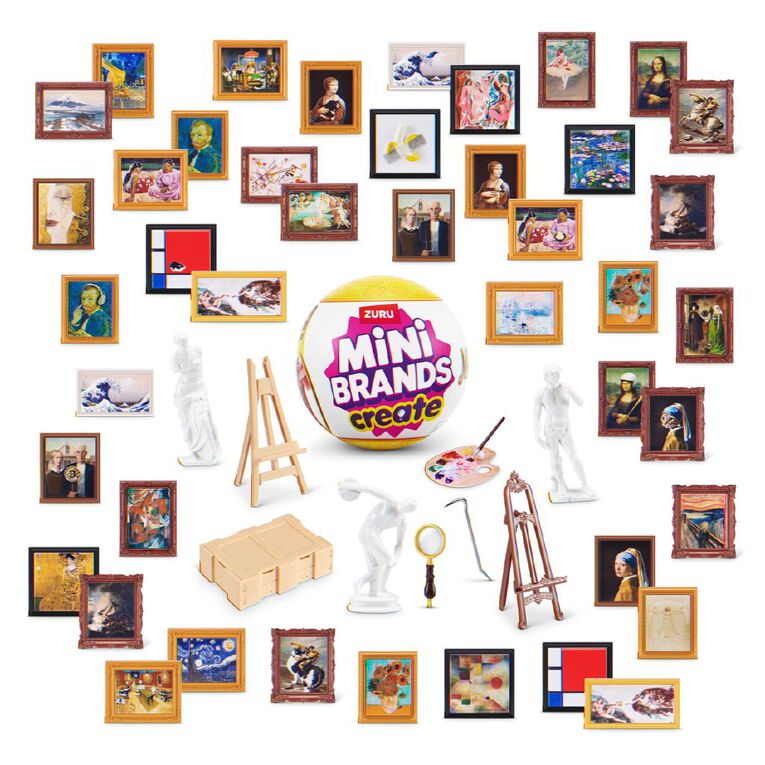 Zuru Mini Brands Masterpieces Series 1 Assorted, , hi-res