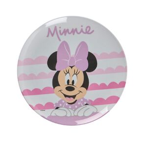 Minnie Mouse Melamine Plate Pink