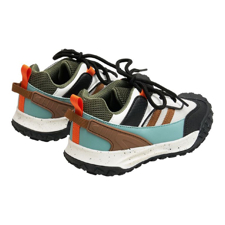 Active Intent Senior Kids' Timmy Trainers, Multi-Coloured, hi-res