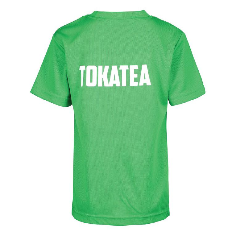 Schooltex Coromandel Area School Tokatea House Tee with Transfer, Green Mid, hi-res