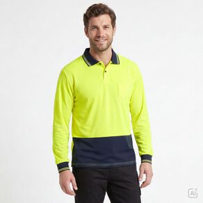 Rivet Men's Long Sleeve Polo