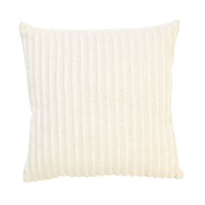 Living & Co Polycotton Stripe Cushion Natural 45cm x 45cm