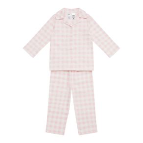 H&H Girls' Flannelette Button Up Pyjama Set