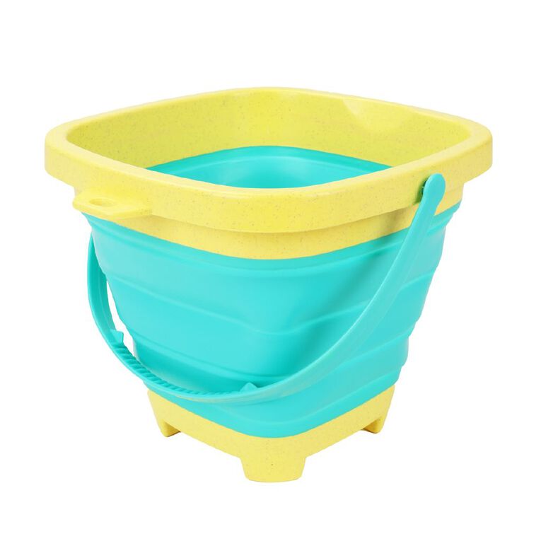 Active Intent Play Folding Bucket with 2 Piece Sand Tools 2L, , hi-res