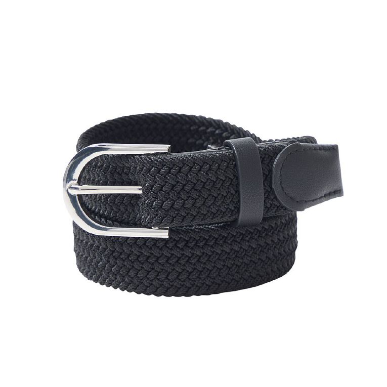 H&H Women's Stretch Belt, Black, hi-res