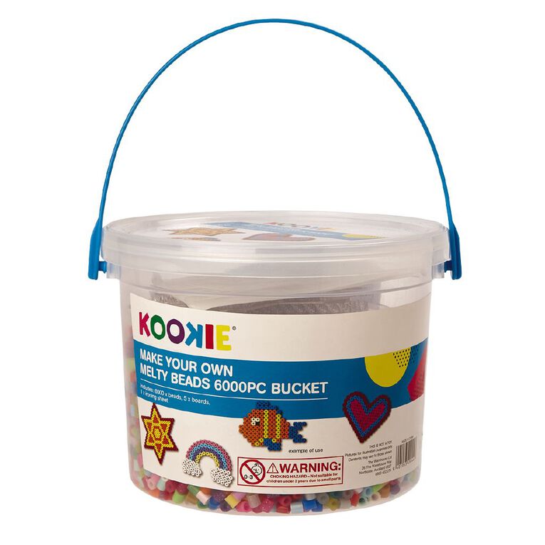 Kookie Melty Beads Bucket 6000 Piece, , hi-res