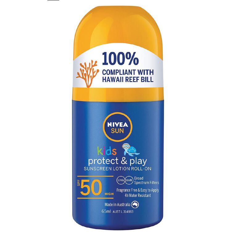 Nivea Sunscreen Kids' SPF50 Roll On 65ml, , hi-res