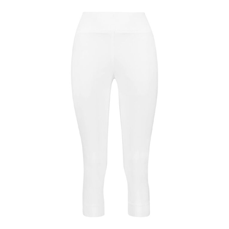 H&H Women's Bengaline Crop Pants White | The Warehouse