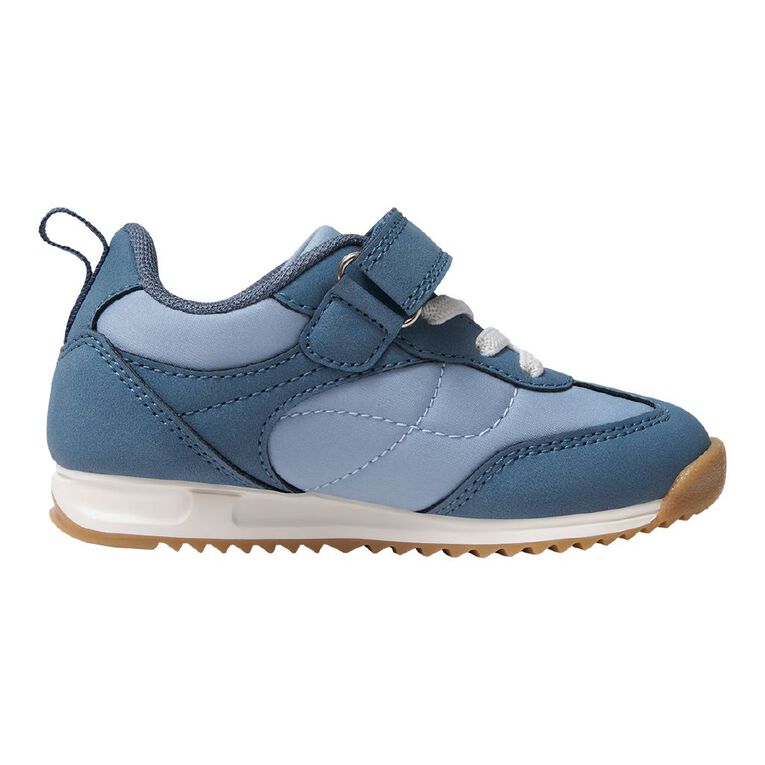 Young Original Junior Kids' Strap Sneakers, Grey, hi-res