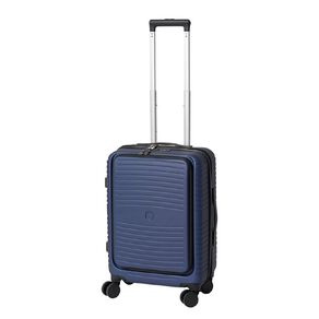 Living & Co 50cm Hard Textured Suitcase with Laptop Pocket Navy