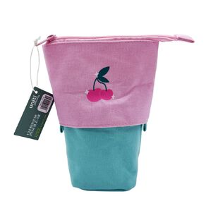 Uniti Adults Clubhouse Pencil Case Stretchable Cherry Multi-Coloured