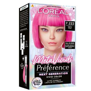 L'Oreal Paris Hair Colour Metavivids 7.222 Pink