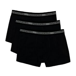 Underworks Men's Bound Trunks 3 Pack