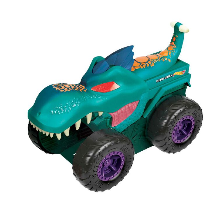 Hot Wheels Monster Trucks Car Chompin Mega T-Rex, , hi-res