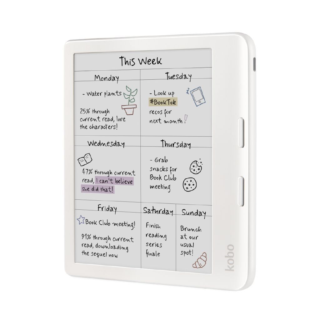 Kobo Libra Colour White White | The Warehouse